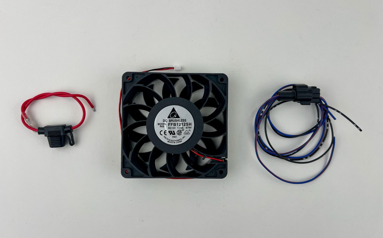 Delta high flow DC fan