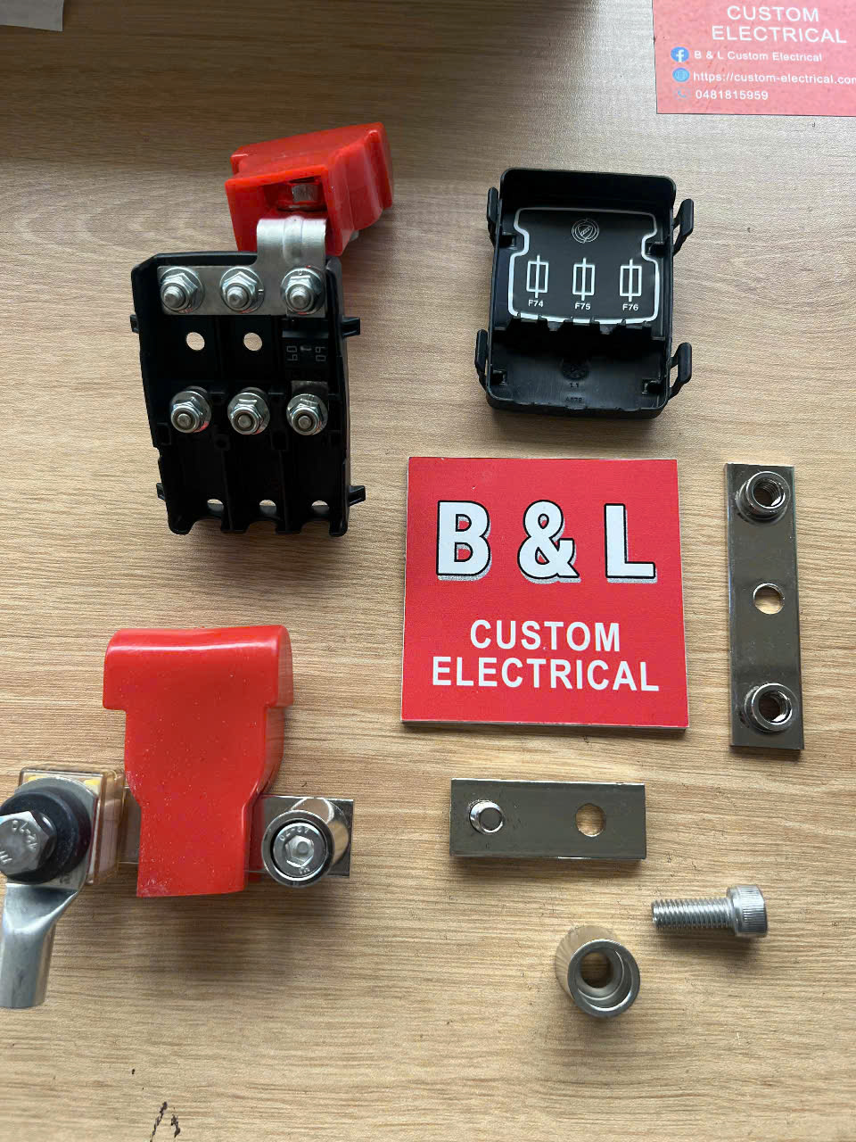 Universal battery power distribution kit